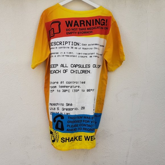 MOSCHINO Couture Prescription Pill Dress - Picture 4 of 10